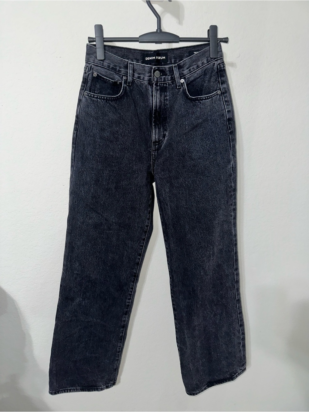 Denim Forum The Farrah Hi-Rise Wide Jean Sz 26 - Picture 2 of 8